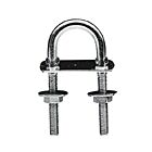 Wantputtingen RVS rond. met losse plaat. 10mm. 90mm hoogte