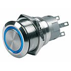 Drukschakelaar met verlichting mom. (aan)/uit