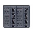 BEP Switch panel with fuses 12V 16 switches