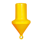 Markeerboei geel H74cm ⌀ waterlijn 40cm diai bovendeel 51cm diaeeg A
