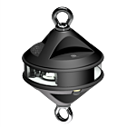 Feu de navigation Lopolight LED 200-012G2-H1C-B 2nm 360° blanc, hoist, black anodized