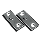 Fixing plates with trunnion nut, for brackets 12586 & 12587