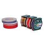 Decoratie tape, 3 strepen in dezelfde kleur zwart 19mmx10m