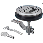 Lift and turn flush latch AISI316 w/ lock
