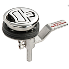 Lift and turn flush latch AISI316 without lock Ø60