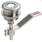 Flush latch for winch handle