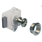 Mini push-lock gepolijst en gecoat messing 16 mm