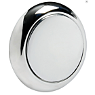 Knop + ring rond verchroomd ABS