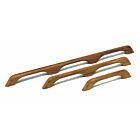 Handrail 140cm teak 5 loops