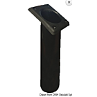 UV-stabilized polyp. rod holder square black 240mm