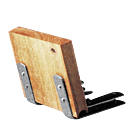 Motorsteun platform montage RVS/hout tot 8 pk