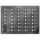 Lopolight control panel NLC, 28 knoppen, 2 dimmers