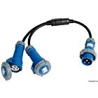 Dubbel aansluitstekker ponton