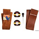 Kit to cover steering wheels w/leather brown