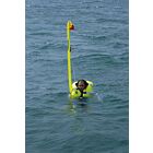 Inflatable personal dan buoy. manual activation. without light
