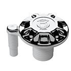 Chromed deck filler with vent
