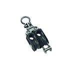 Barton double block swivel and becket for rope 5mm
