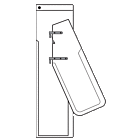 Rudderblade and daggerboard with rudderfittings Epoxy onedesign racing Pro for Optimist EX11156