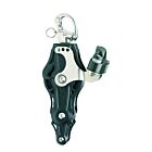 Wichard Fiddle plain bearing block sheave 35mm with swivel head, becket and cam
