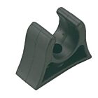 Boat hook bracket 32 mm plastic black