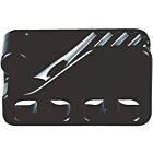 Clamcleat CL234 Taquet à boucle 6-12 mm noir pour pare-battage