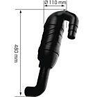 Gooseneck 90° for hose dia 40/45/50mm