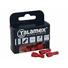 Terminal spade female insulated