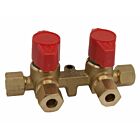 Gas tap 2 valves