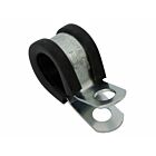 SS P-clips with rubber for copper pipe (4pcs)