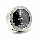 Barometer zwarte lijn RVS 100mm