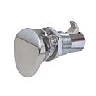 Kastdeur-/ladesluiting flush deluxe ovaal