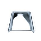 Stainless steel ventilation shell 126x143x47mm
