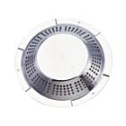 Stainless steel deck ventilator with perforated top cap