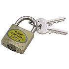 Abus messing hangslot cilinder