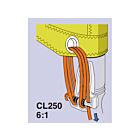 CLAMCLEAT CL250 ALU 3-5mm