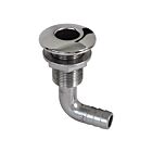 Through hull stainless steel for hose 16mm