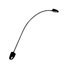 Lampe de lecture de cartes LED flexible rouge