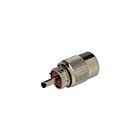 VHF type connector for 5mm, 50 Ohm, coax cable