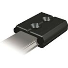 heavy duty eindstop. aluminium