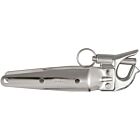 chromée spiboom kop. inox pen. pijp diameter 36 mm