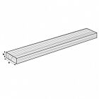 Teak plank - A 45 mm, B 5 mm