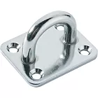 oogplaat vierkant 6 mm