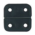 Polyamide hinges black 40 x 40 mm