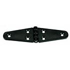 Charnières polyamide ovale 135 x 40 mm noires