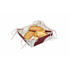 Zeildoek broodmand Bread Basket rood