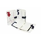 A5 organiser van zeildoek Sea Organiser rood