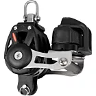 Ronstan RF46330 S40 Orbit block triple ratchet with swiveling shackle head, becket and C-Cleat