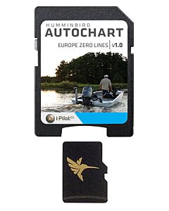 Humminbird AutoChart Zero Line SD card Europe
