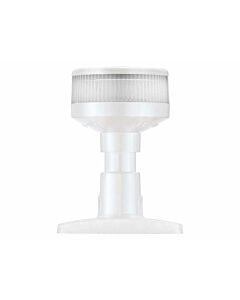 Talamex LED navigatieverlichting 360° wit licht op voet witte behuizing