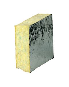 Acoustic insulation foam Density 120 kg / m� 20 mm thick Adhesive foam + foil facing